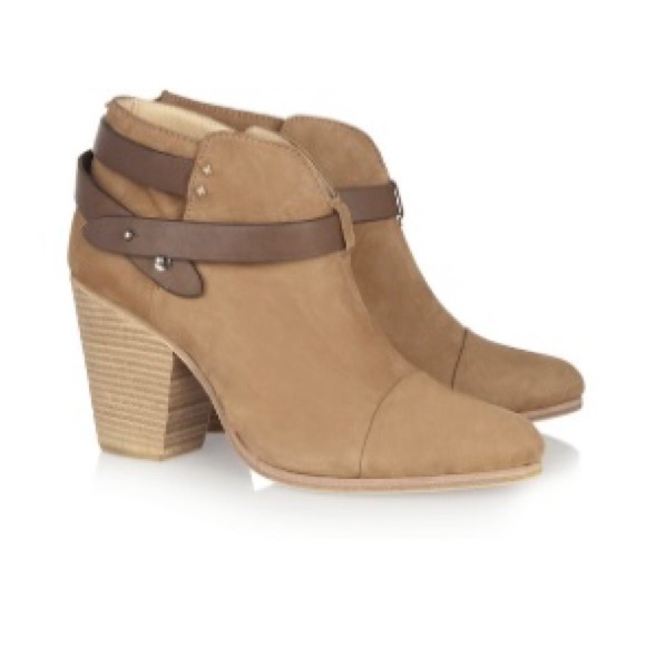 RAG & BONE HARROW BOOTIES IN BEIGE SUEDE • size 37 • as seen on celebs! - Picture 2 of 9